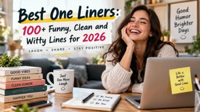 Best one liners with funny, clean and witty lines for 2026